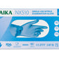 Haika NX510 Blue Nitrile Examination Gloves- Box of 100 Gloves - Small