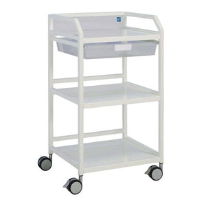 Howarth Trolley 960 x 565 x 450mm Full Width Shelves - White