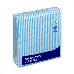 J Cloth plus medium wipe blue 34x36cm (Pk 50) 74770