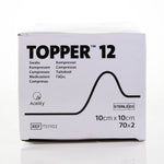 J&J Topper 12 Gauze Swabs: 10 x 10cm x 70