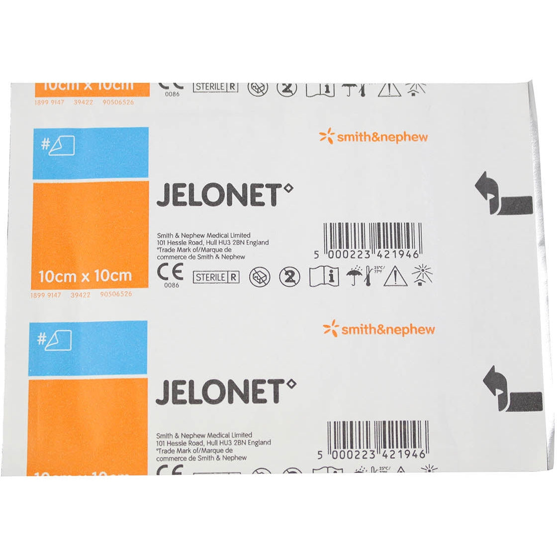 Jelonet Paraffin Gauze 10x10cm Individually Wrapped