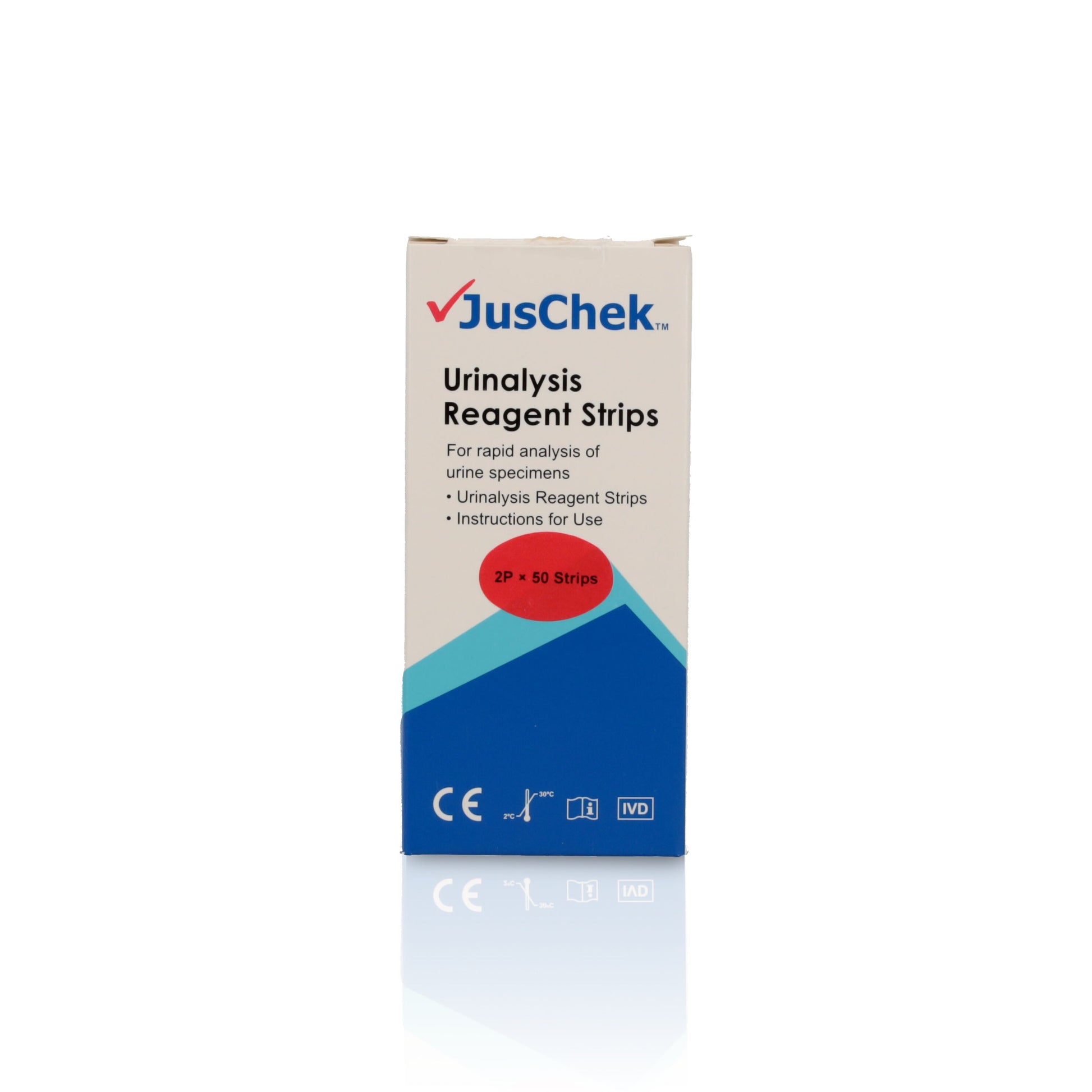 Juschek Urinalysis Strips - 2 Parameter (x50 Strips)