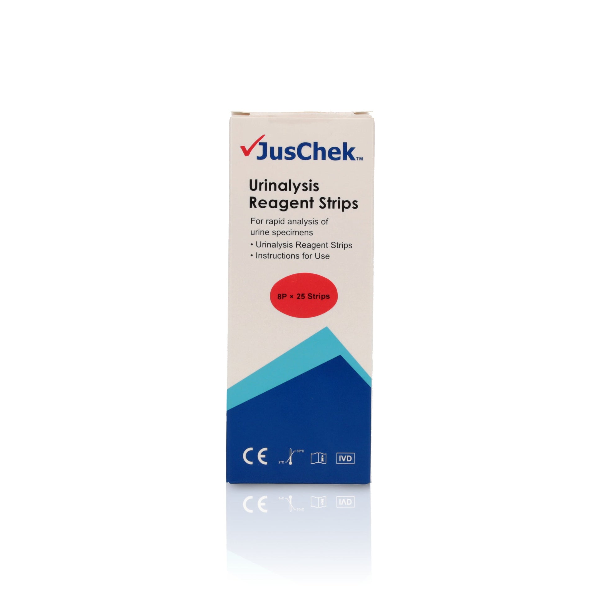 Juschek Urinalysis Strips - 8 Parameter (x25 Strips)