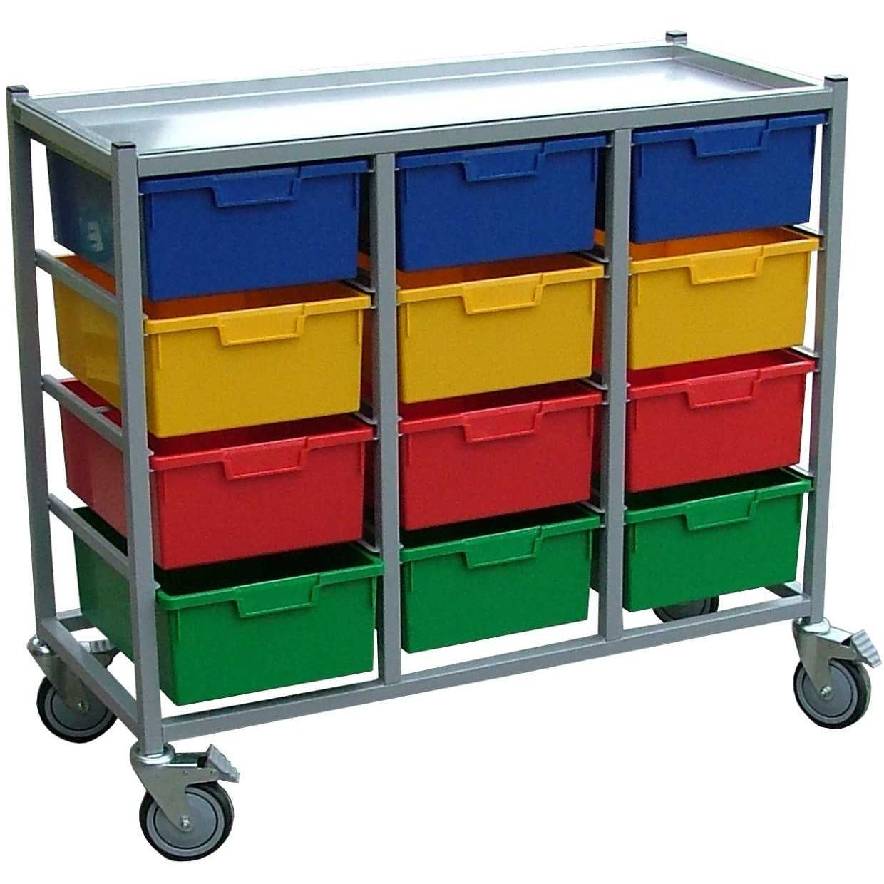 Karri-Cart - 12 Trays Without Hanging Rail - 90x105x46cm