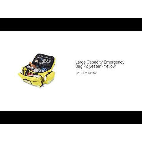 Large Capacity Emergency Bag Polyester - Yellow