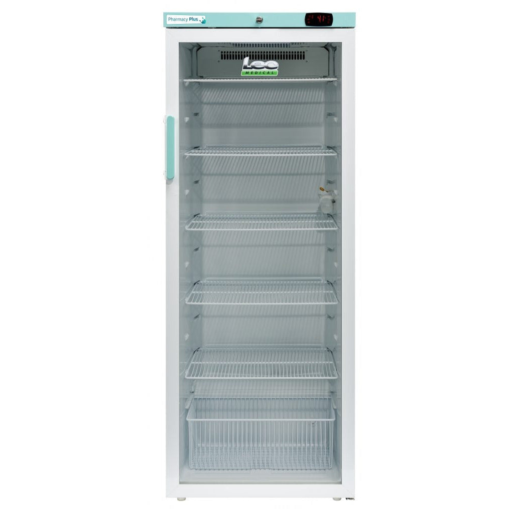 Lec Fridge 310L - Pharmacy Refrigerator - Freestanding Glass Door - Bluetooth PPGR310BT