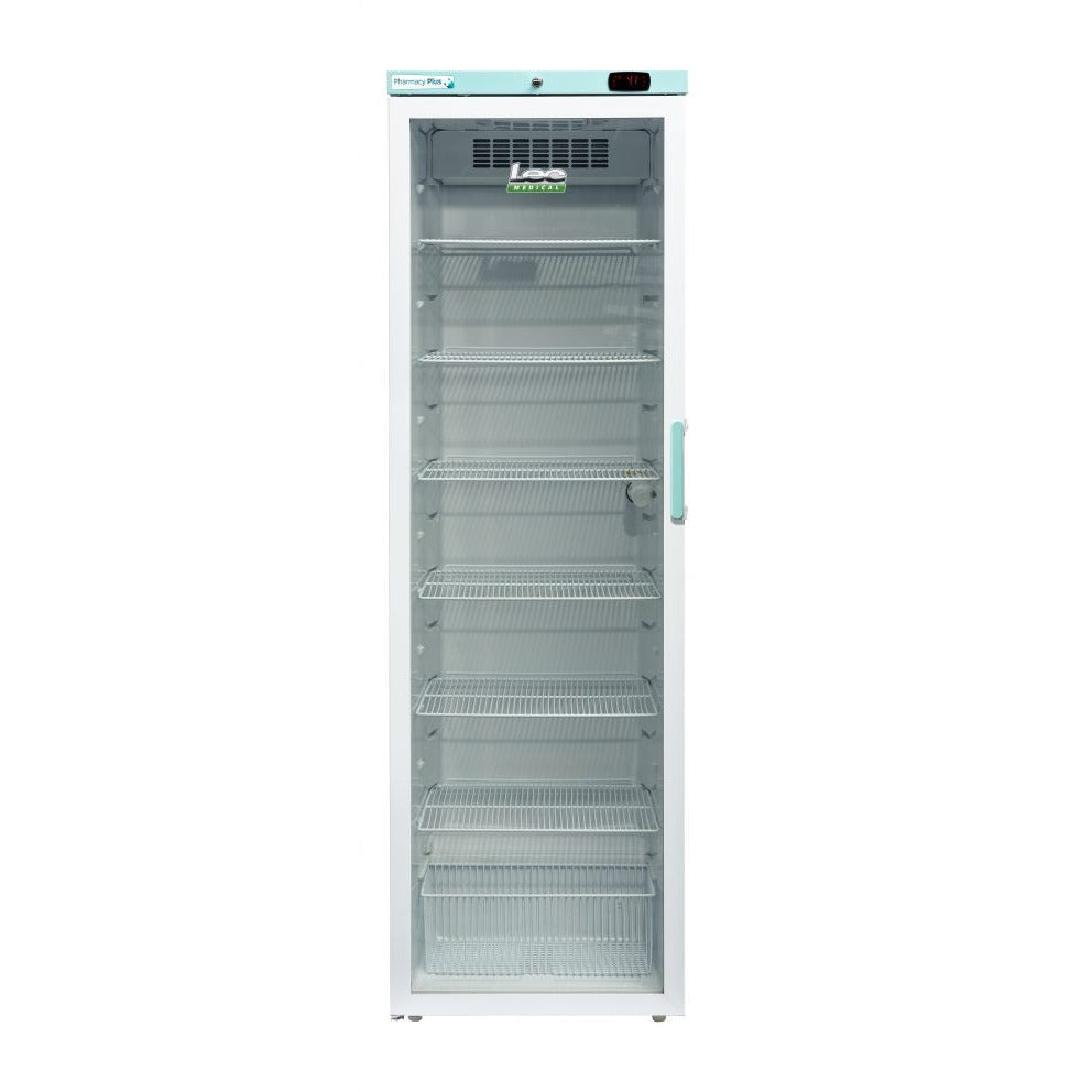 Lec Fridge 400L - Pharmacy Refrigerator - Freestanding Glass Door - Bluetooth PPGR400BT [Left Hinge]