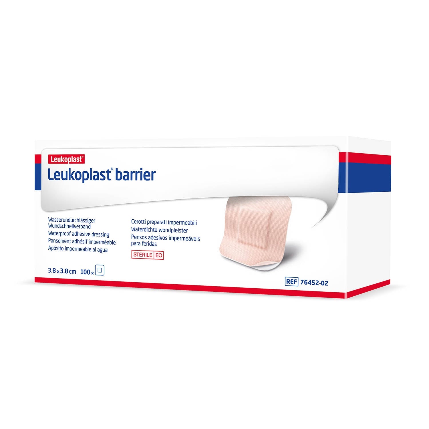 Leukoplast Barrier Dressings 3.8cm x 3.8cm x 100