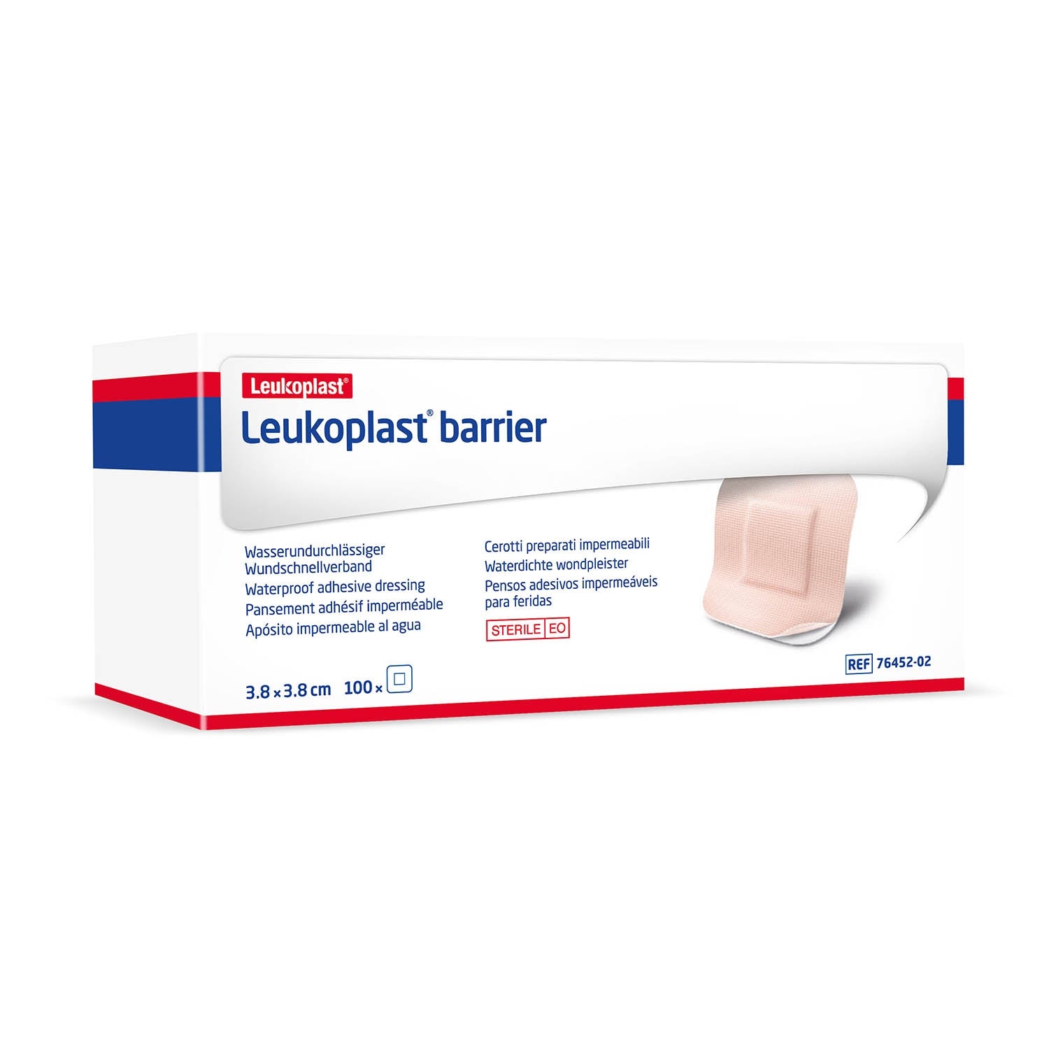 Leukoplast Barrier Dressings 3.8cm x 3.8cm x 100