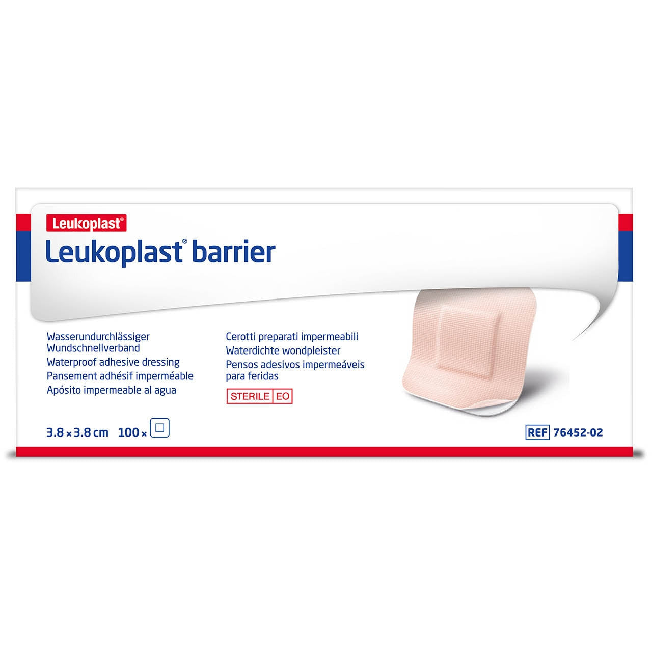 Leukoplast Barrier Dressings 3.8cm x 3.8cm x 100