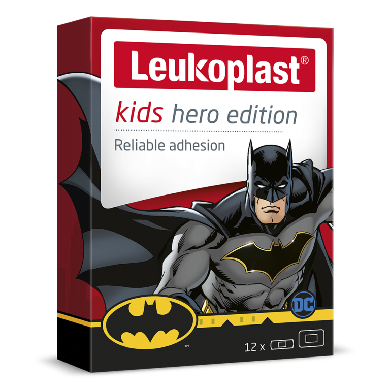 Leukoplast Dressing Hero Batman - Box of 12 dressings