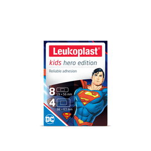 Leukoplast Dressing Hero Superman - Box of 12 dressings