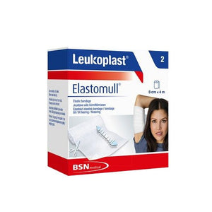 Leukoplast Elastomull - 2pcs 8cm x 4m