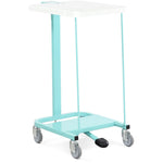 Linen Trolleys & Bags - S.Linen Trolley Sng Pedal Lid - Mild Steel