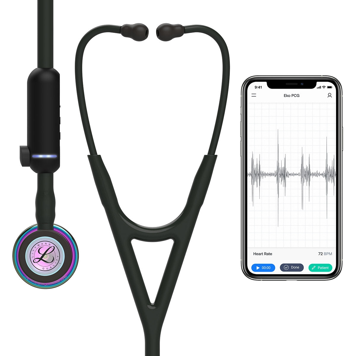 Littmann CORE Digital Stethoscope 8572 - High Polish Rainbow