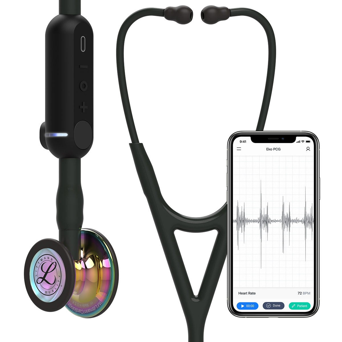 Littmann CORE Digital Stethoscope 8572 - High Polish Rainbow