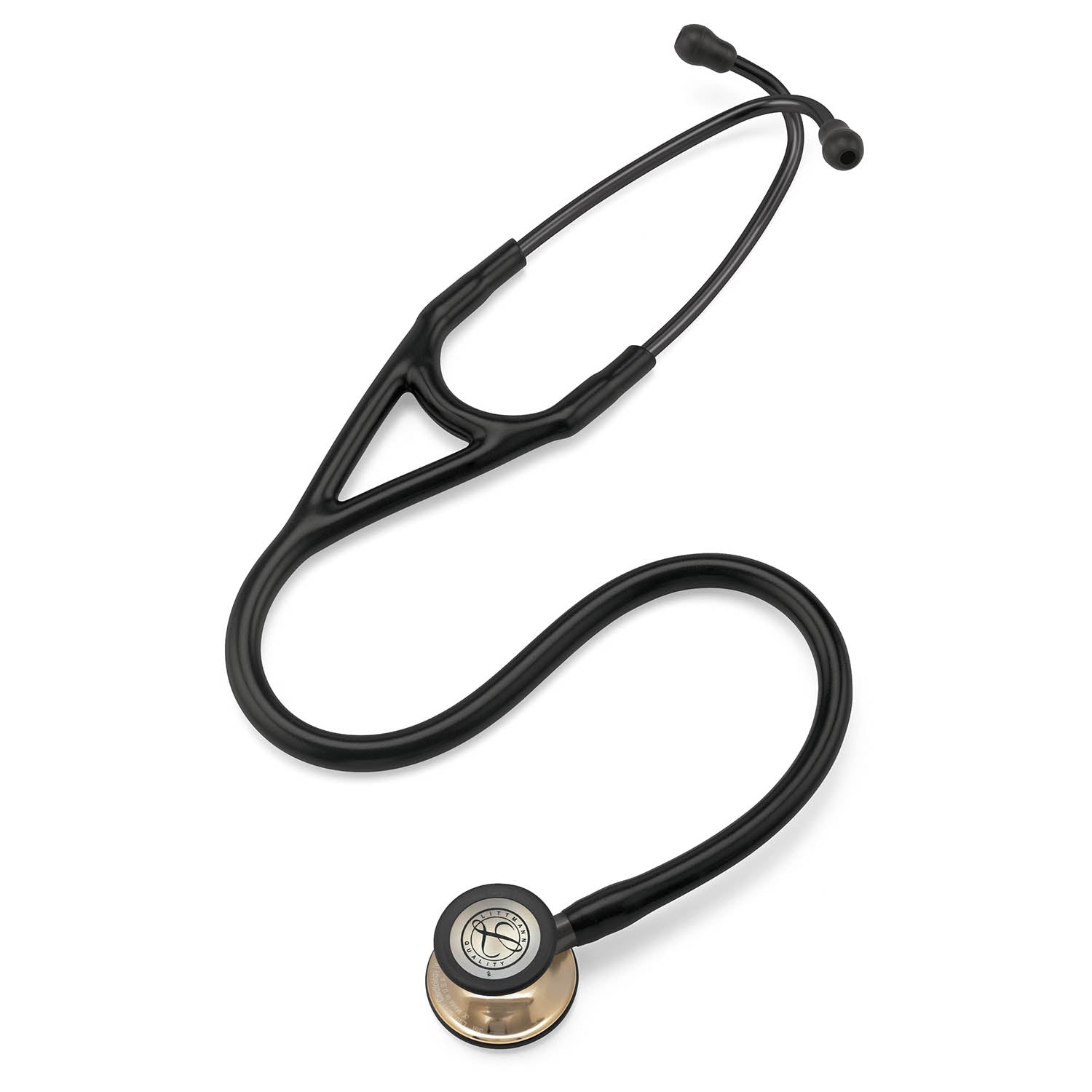 Littmann Cardiology IV Diagnostic Stethoscope: Black - Champagne Finish 6179