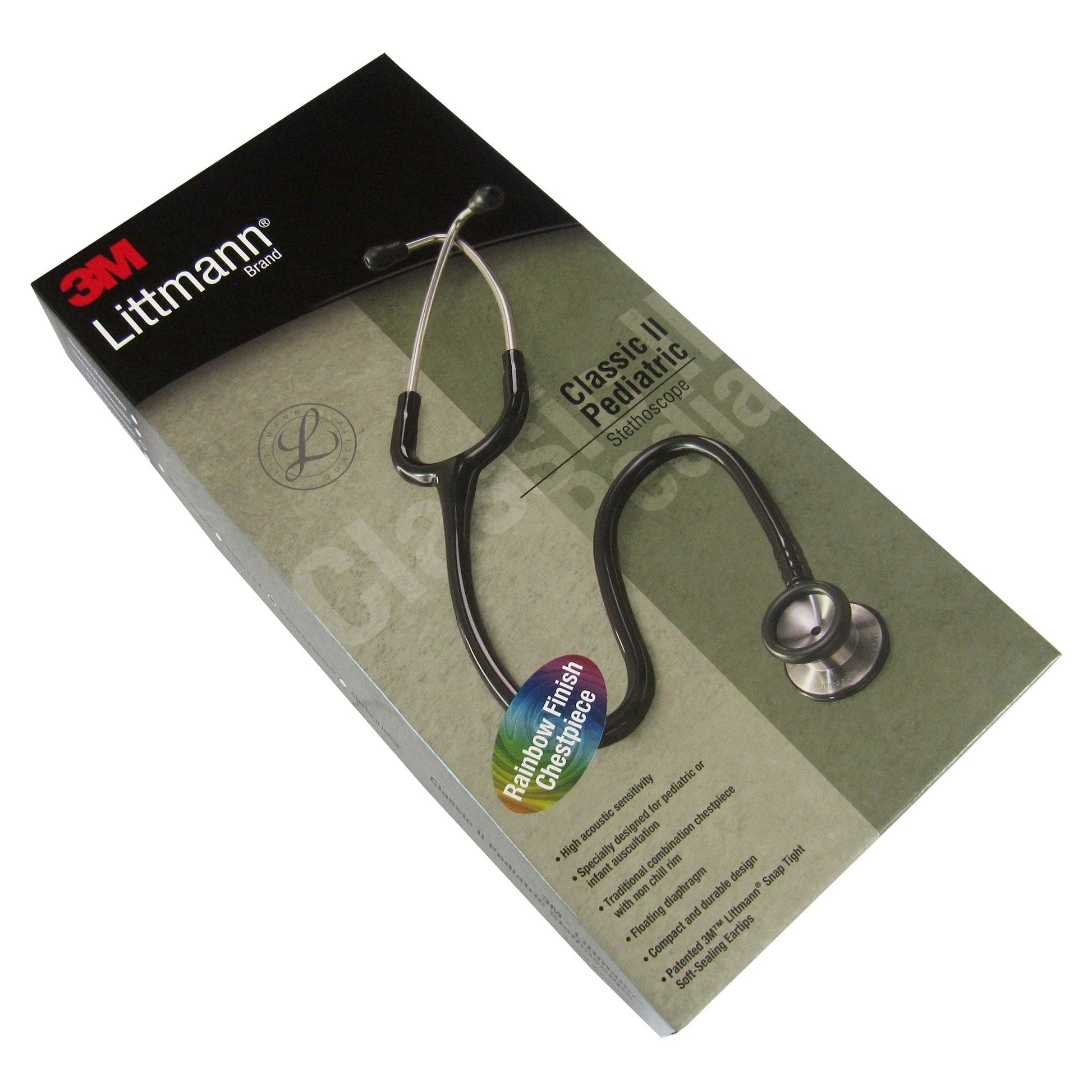 Littmann Classic II Paediatric Stethoscope: Caribbean Blue Rainbow 2153