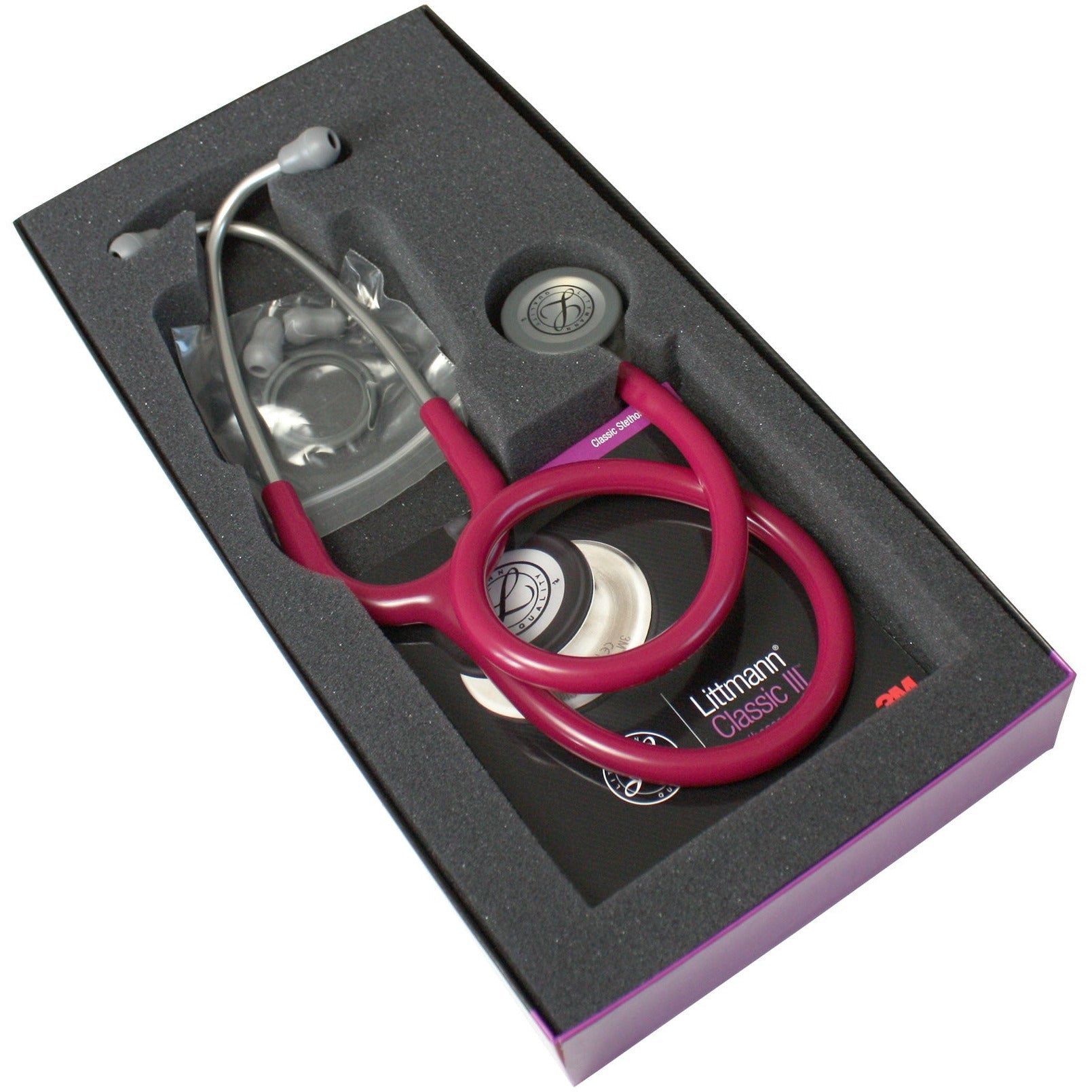 Littmann Classic III Monitoring Stethoscope: Raspberry 5648