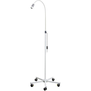 Luxamed LED Examination Lamp on 5-feet-stand, Powder Coated -Black