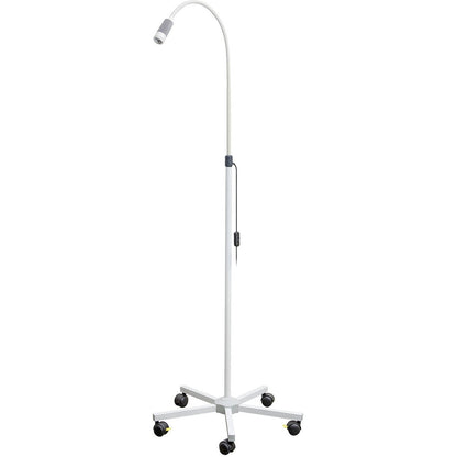 Luxamed LED Examination Lamp on 5-feet-stand, Powder Coated-White