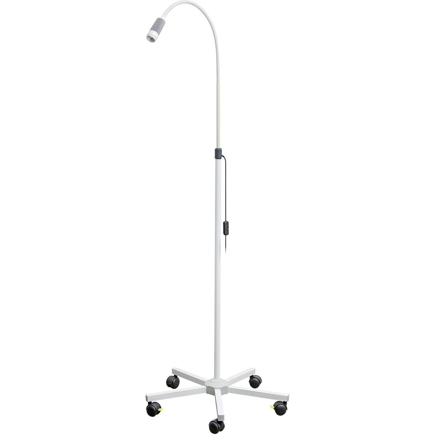 Luxamed LED Examination Lamp on 5-feet-stand, Powder Coated