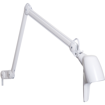 Luxo Carelite LED Generation II Bedhead Light - Dimmable, Integrated Night-watch Light, SteriTouch® - W115mmWhite