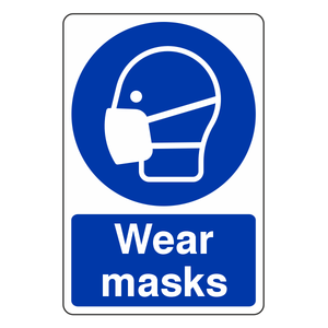 Wear Masks Sign