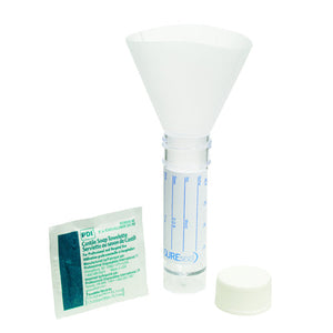 MSU Urine Sample Pots with Plastic Cone - Sterile - with swab