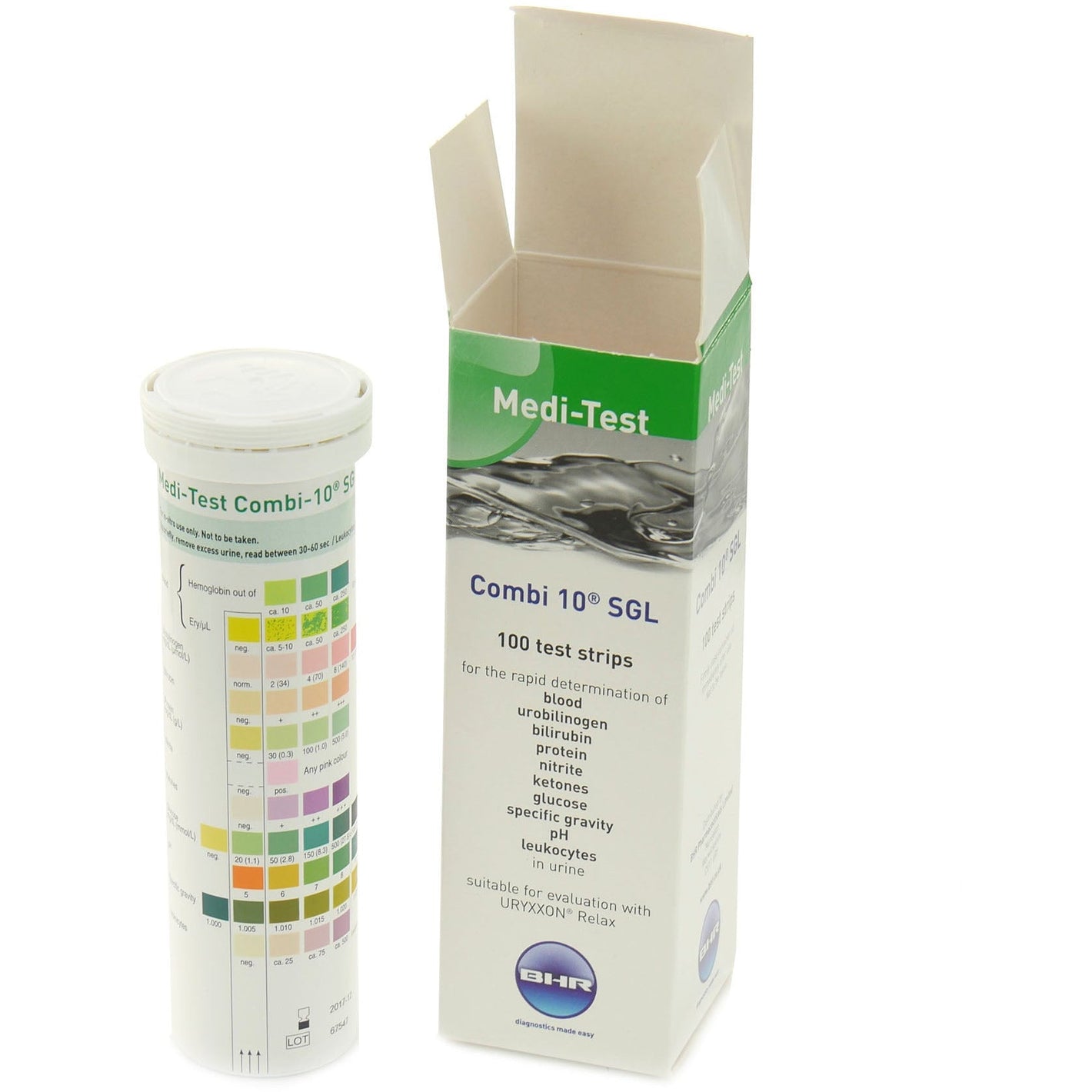 Medi-Test Combi 10 SGL Urine Test Strips x 100