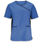 Men's Stretch Mock-Wrap Scrub Top