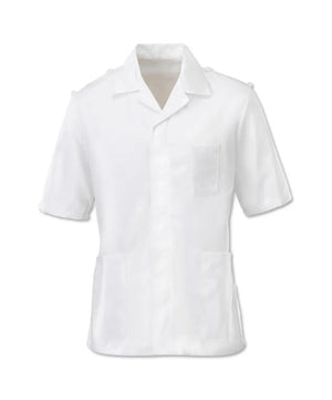 Men's White Epaulette Tunic - 36 Inch Chest