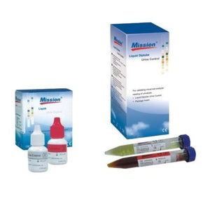 Mission Urinalysis Control Solution, 2 x 5ml btl/kit (1btl Level1;1btl Level 2)