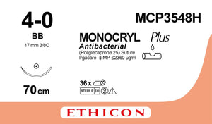 Monocryl Plus Vio 27in Usp4-0 - Box of 36