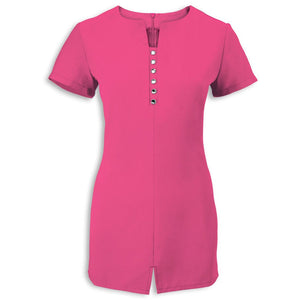 Women's Notch Neck Beauty Tunic