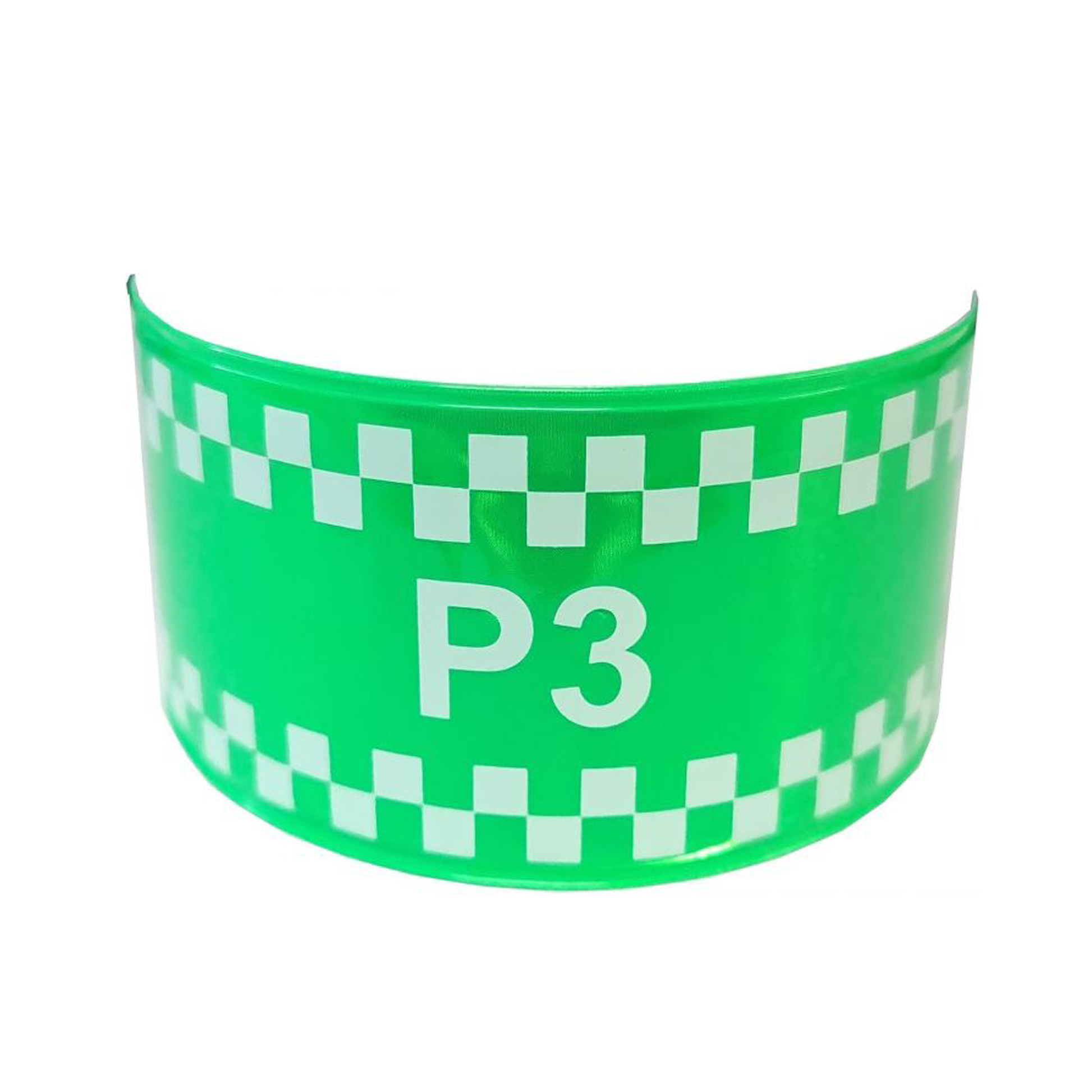 NHS Ten Second Triage (TST) Slap Band - P3 Green