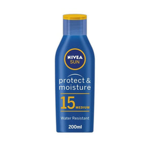 NIVEA Suncream Lotion SPF15 - Protect & Moisture - 200ml