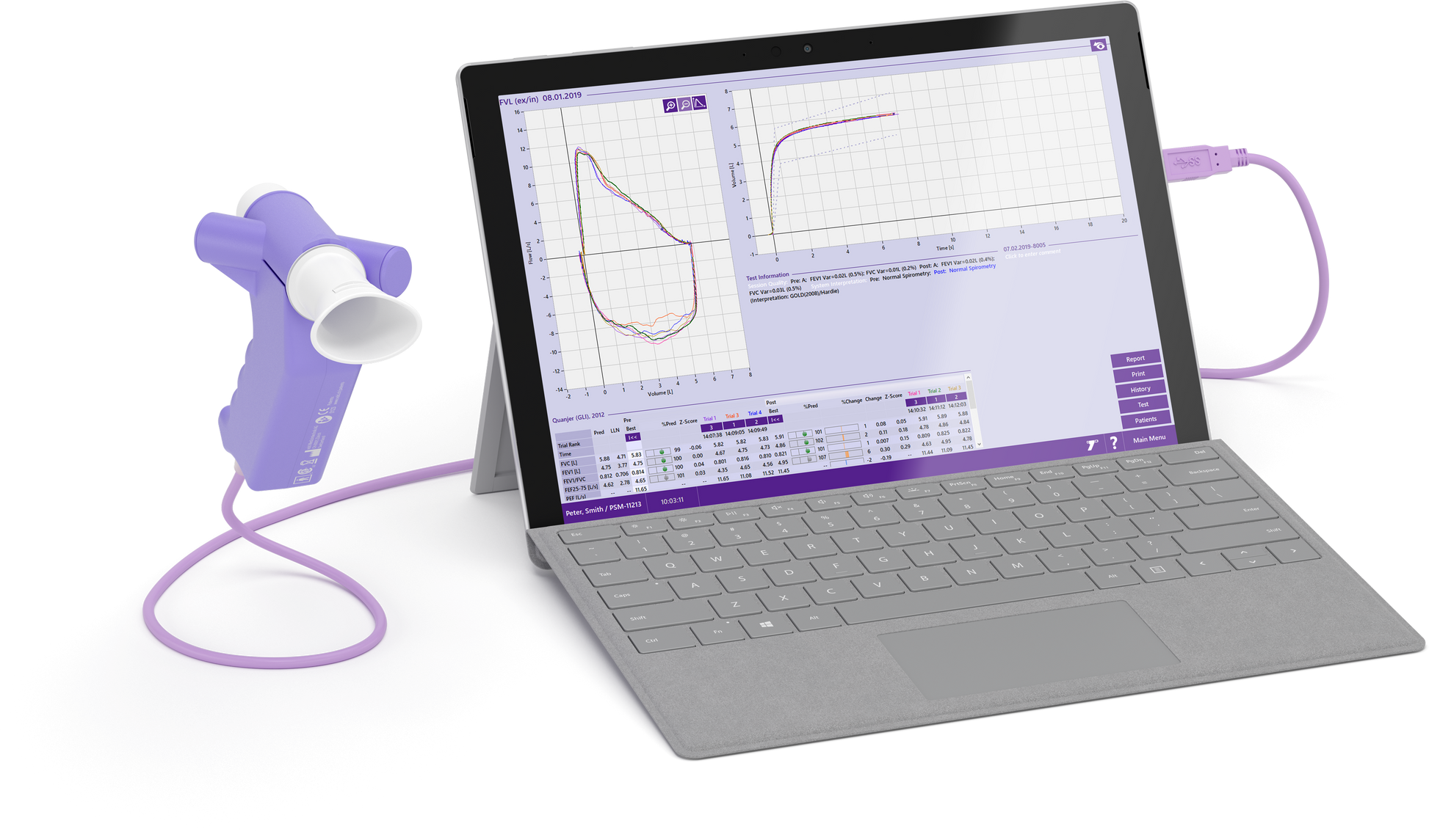 Ndd Easy-On PC Spirometer