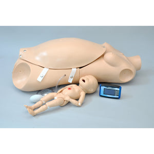 Noelle® Birthing Torso with birthing baby