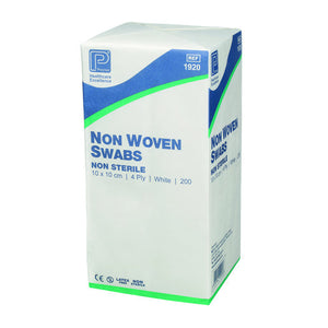 Non-Woven Swabs - 10 x 10cm 4 Ply x 200