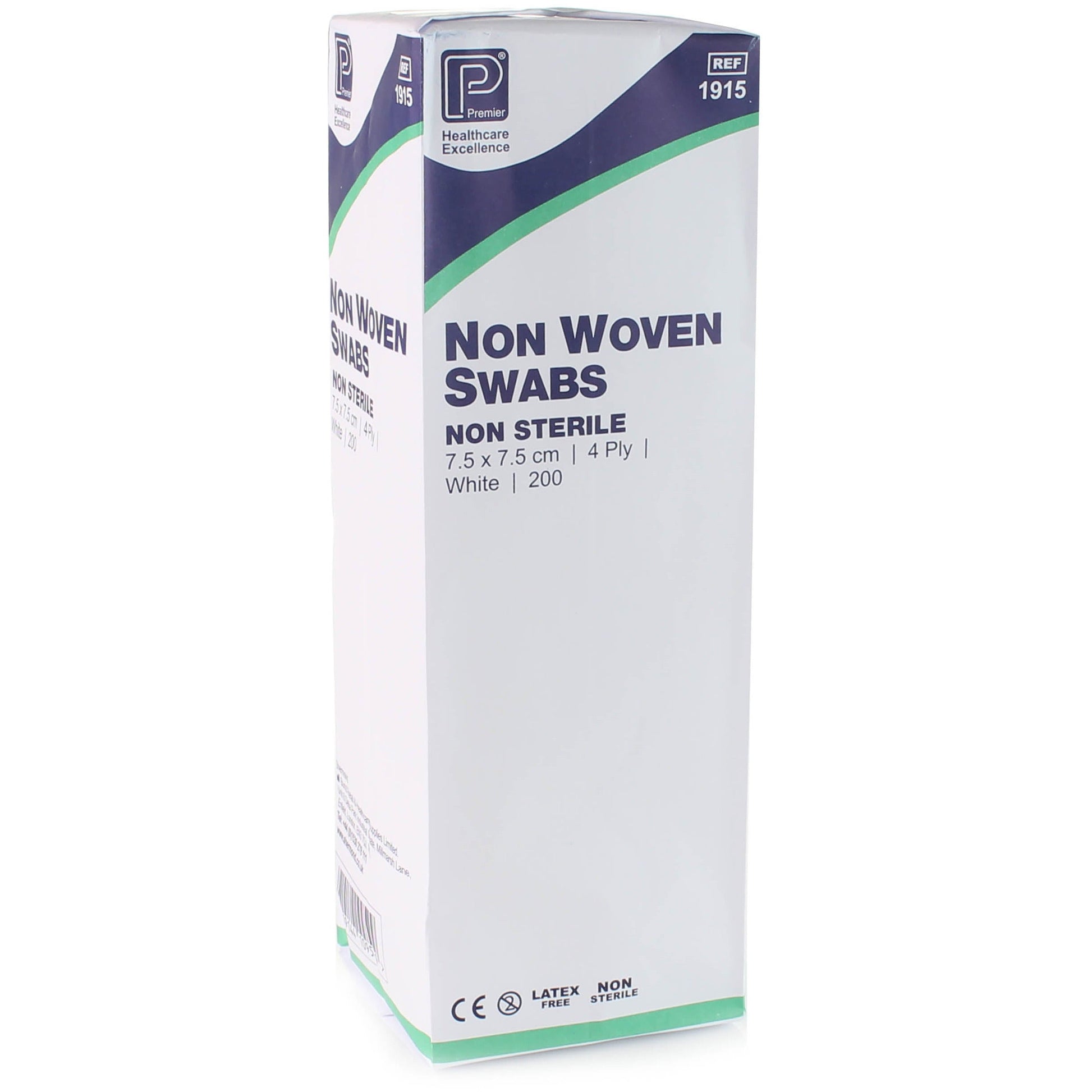 Non-Woven Swabs - 7.5 x 7.5cm 4 Ply x 200