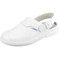 Occupational Shoes Easy Clog Patent - White Microfiber