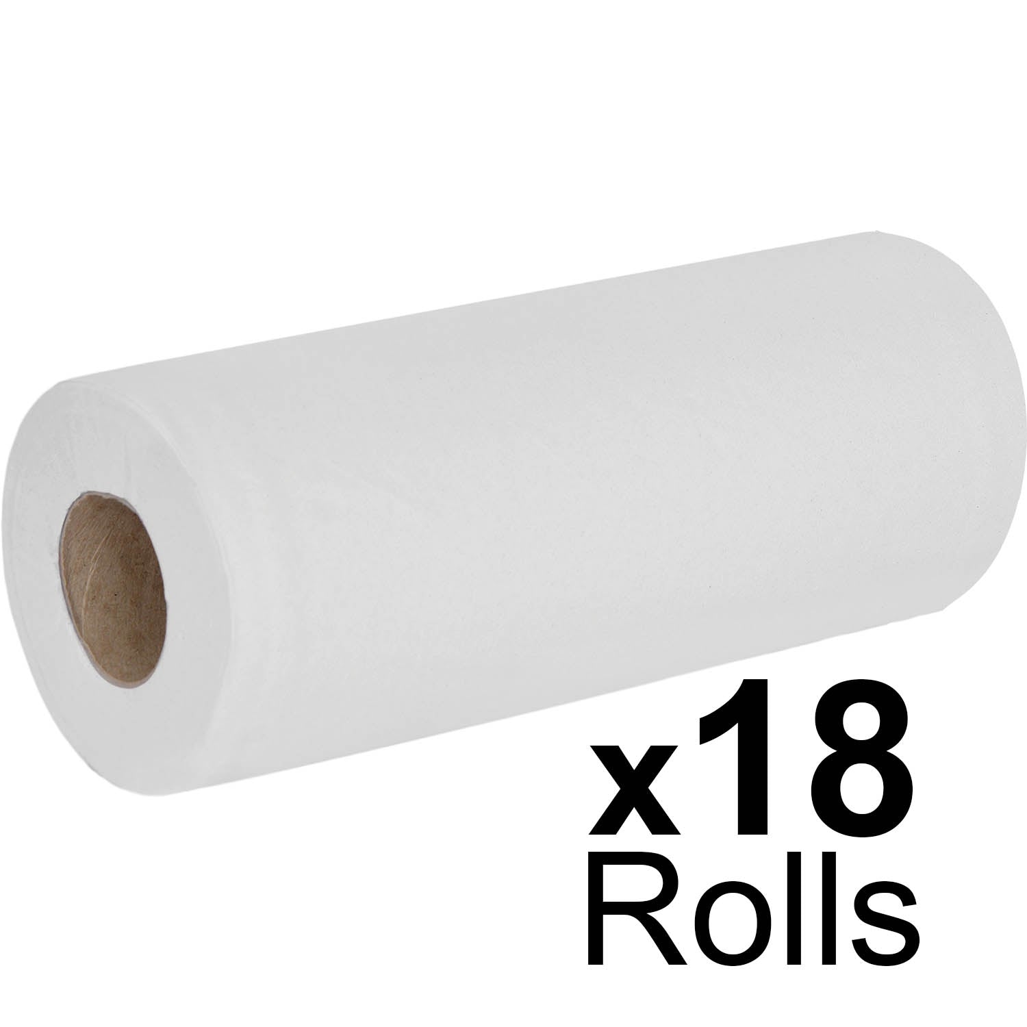 Optimum White Couch Roll 10" - 2ply - 50m x 250mm - Case of 18