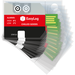 PDF Data Loggers. Chilled Goods Alarms: High 8°C, Low 2°C - Pack of 10