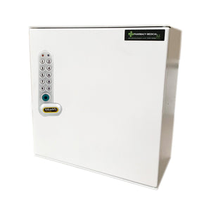 Pod Locker, 320mm X 320mm X 160mm | Side Hinge, No Shelf | Push Button Key Code