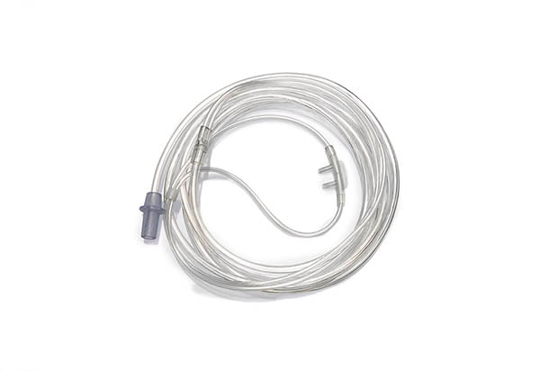 Paediatric nasal cannula curved prongs 2.1m - Single