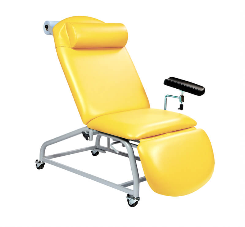 Phlebotomy Chair - 4 Locking Castors