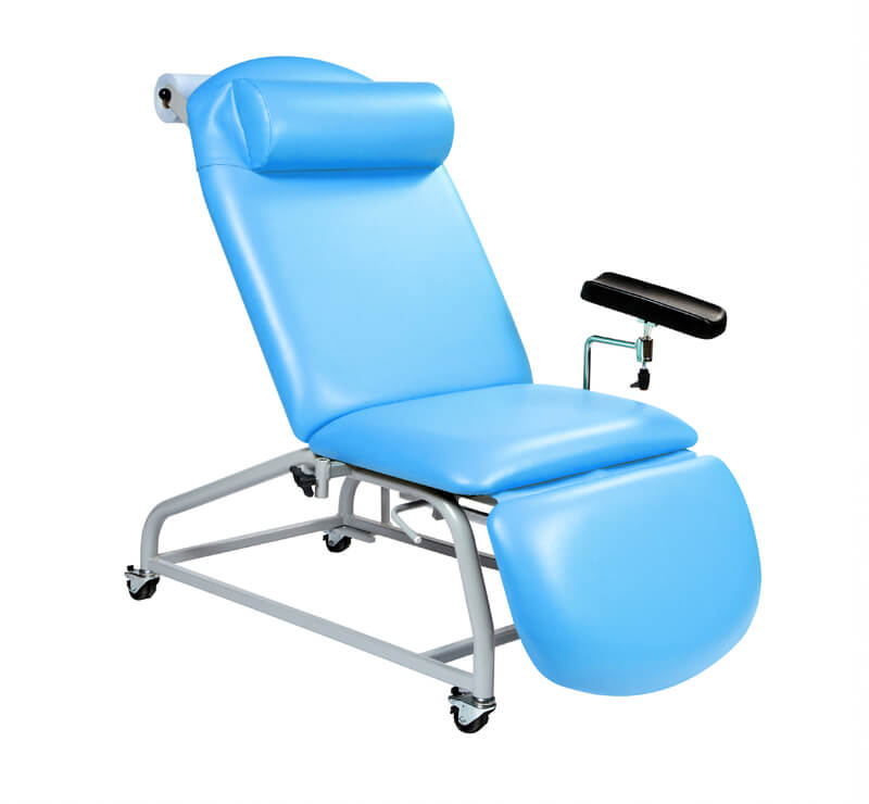 Phlebotomy Chair - 4 Locking Castors