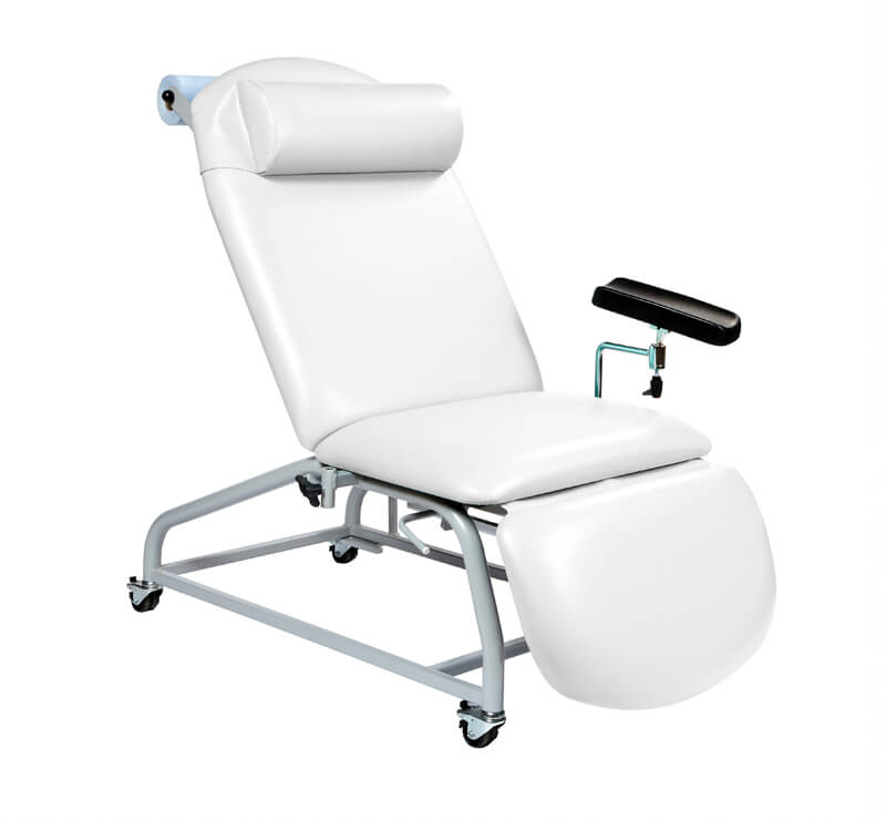 Phlebotomy Chair - 4 Locking Castors