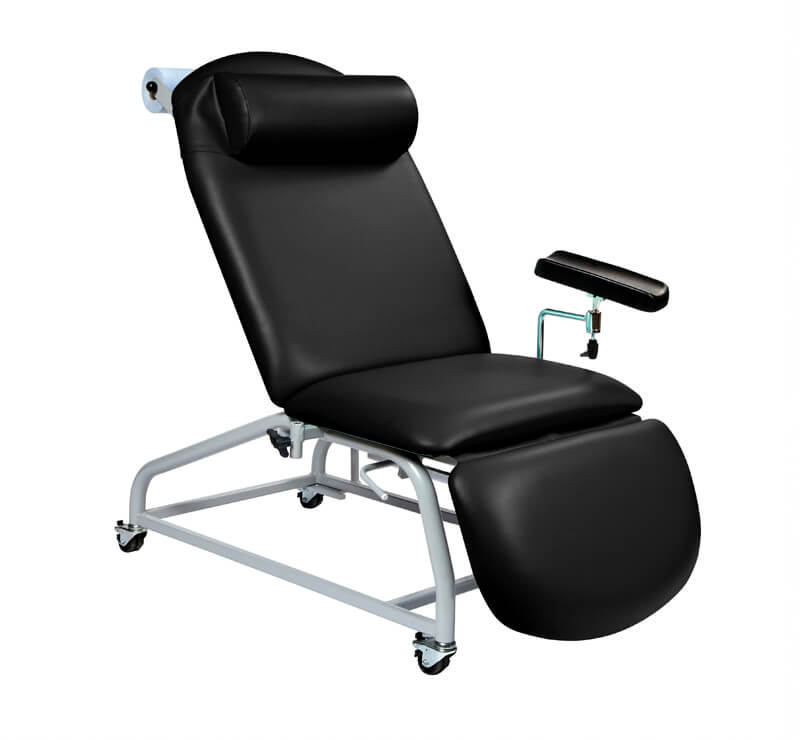 Phlebotomy Chair - 4 Locking Castors